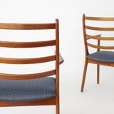 2 chaises à repas en teck années 1960 par KS Mobler, Danemark