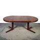 Table ronde scandinave extensible 1960