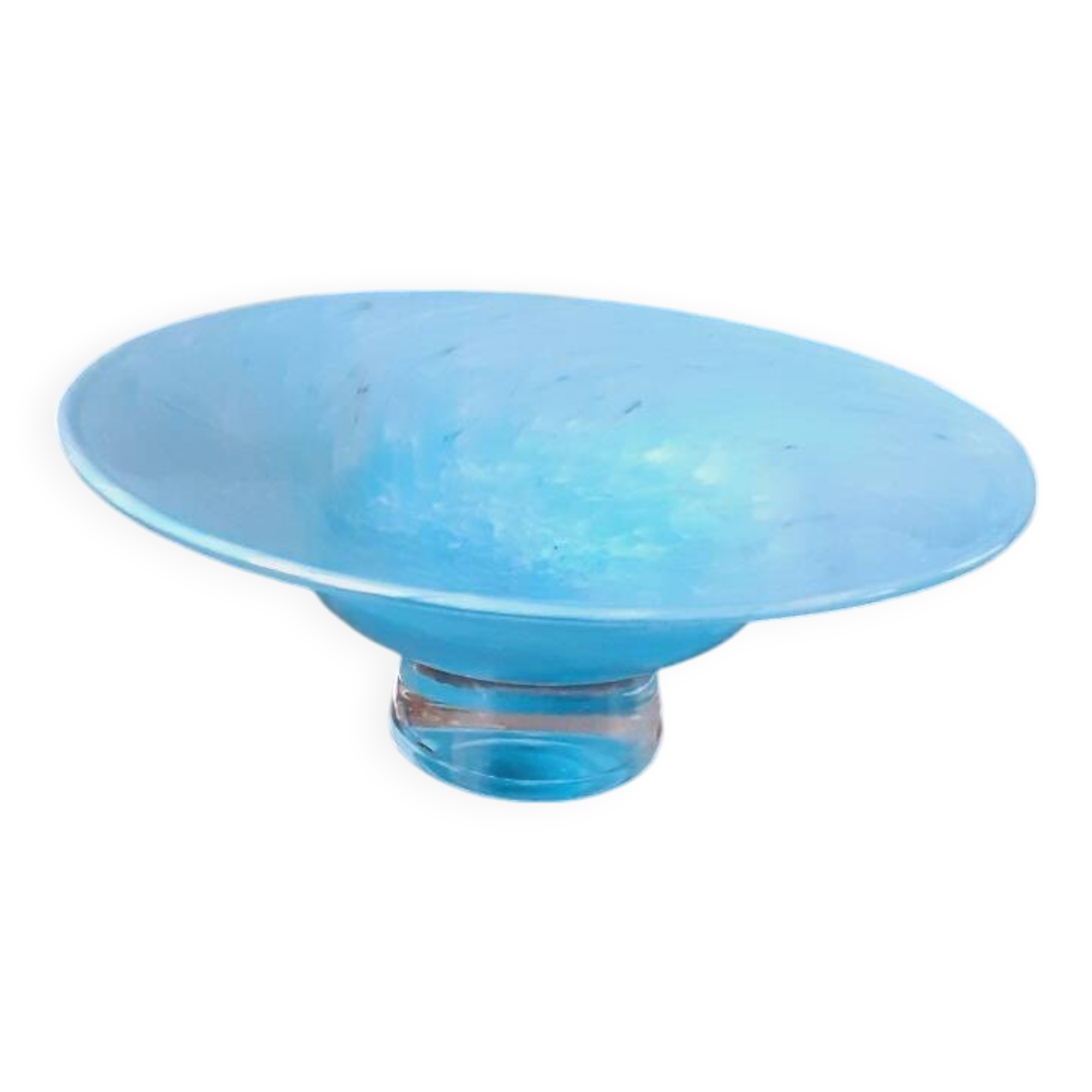 Blown glass paste cup from the 60s