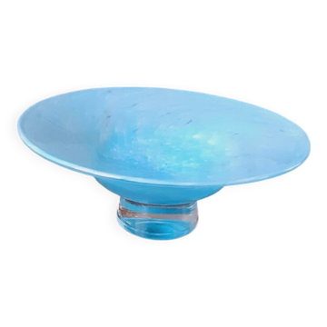 Coupe en pâte de verre Soufflé année 60