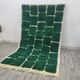 Tapis en laine pure fait main traditionnel vert traditionnel 1,5/2,5 m