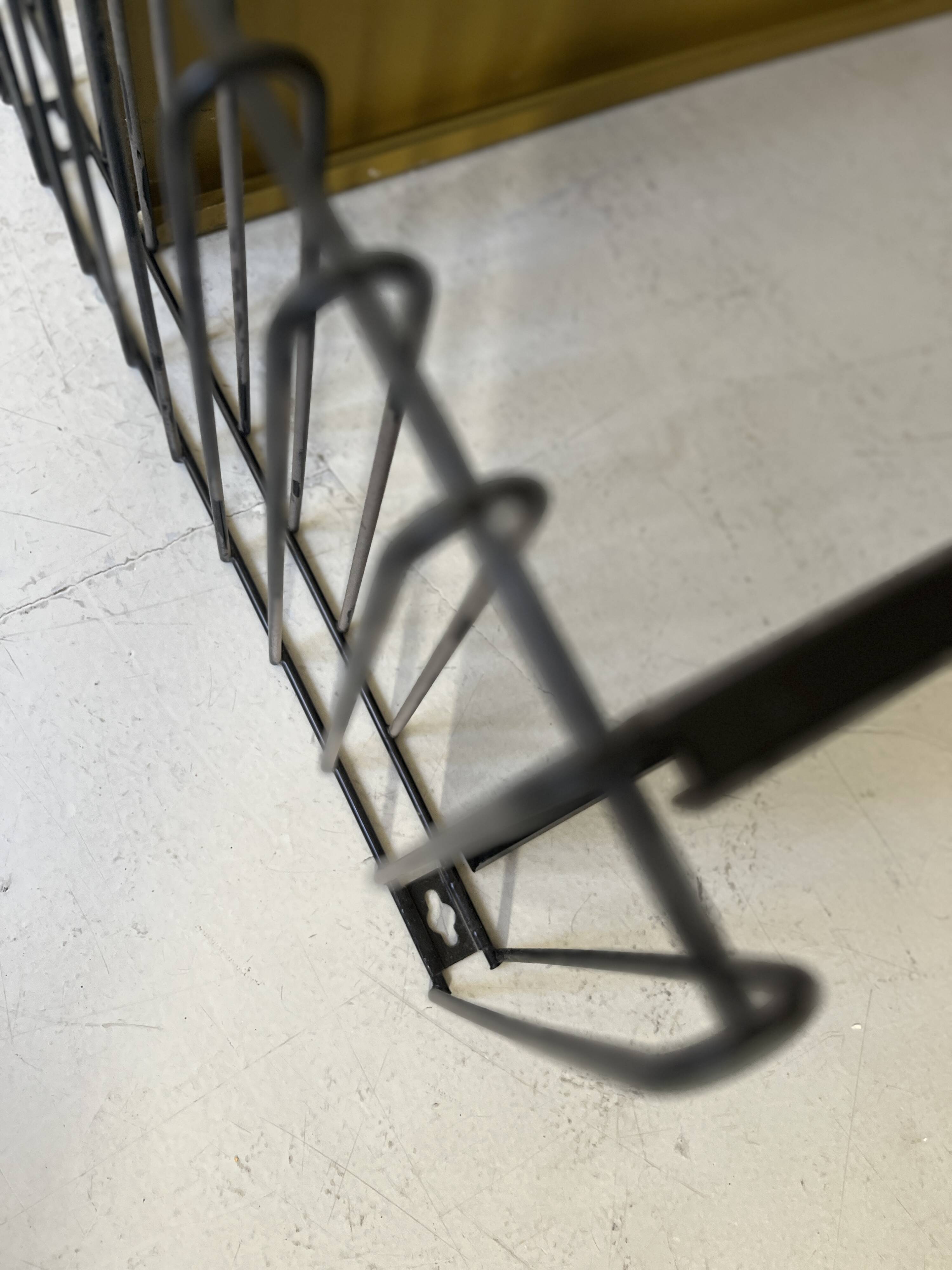 Tomado design metal wall shelf 1970