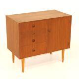 Commode en teck, Suède, 1960