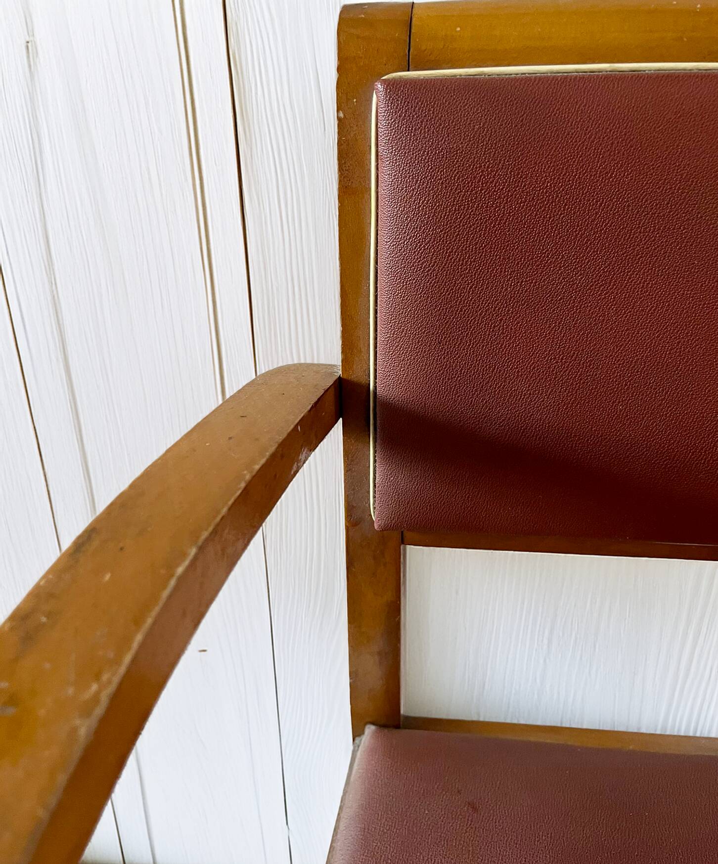 Vintage bridge armchair