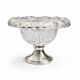 Crystal and solid silver centrepiece by C.J. Stok, Netherlands.