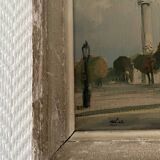 Old painting Paris 1943