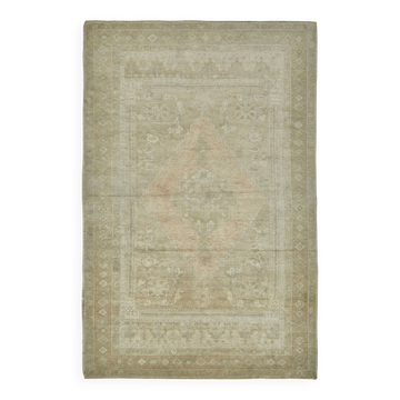 Tapis vintage anatolien turc 154 cm x 236 cm