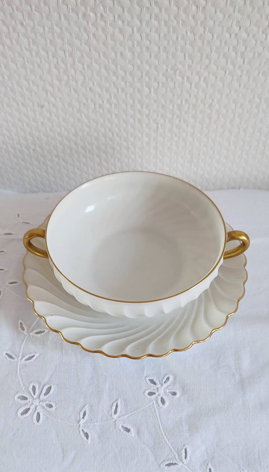 Havilland Limoges porcelain cup and saucer