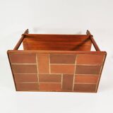 Mobile teak table mid century, denmark, 1960s.