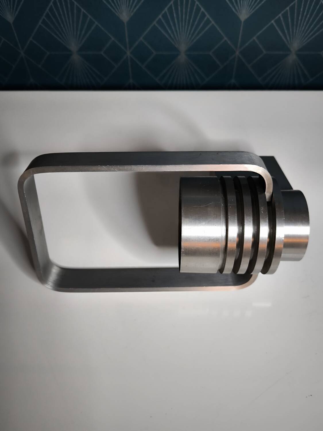 6 Vintage 1960 Mazda Pare Fée range brushed aluminum wall lights