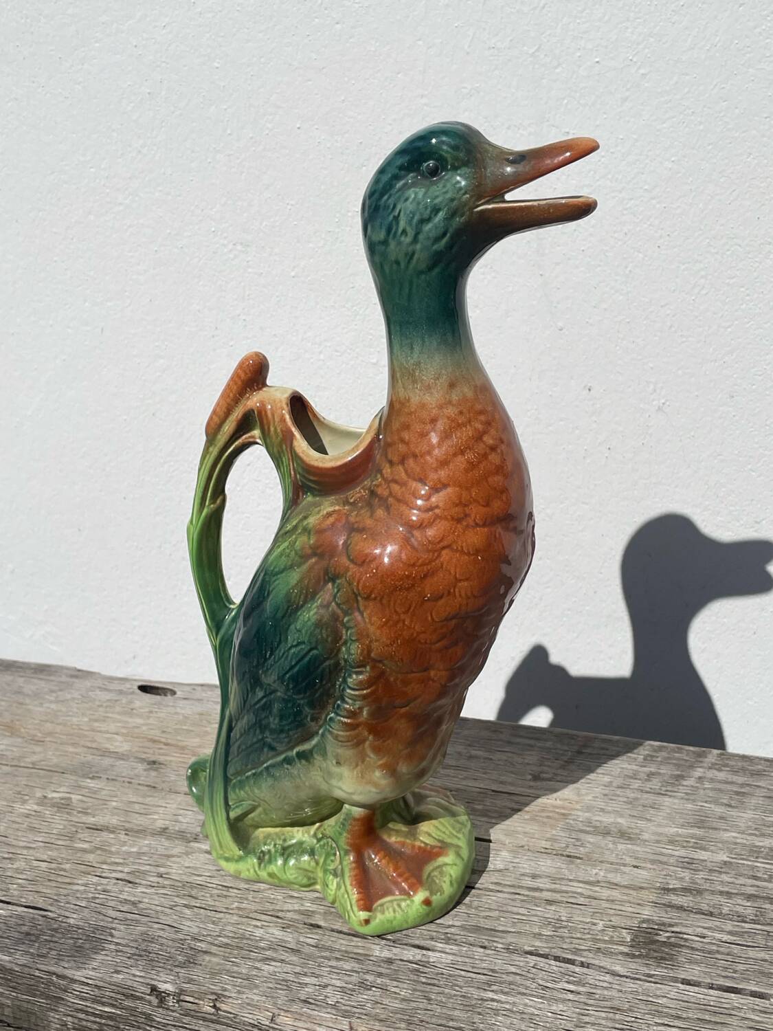 Saint Clément ceramic pitcher duck