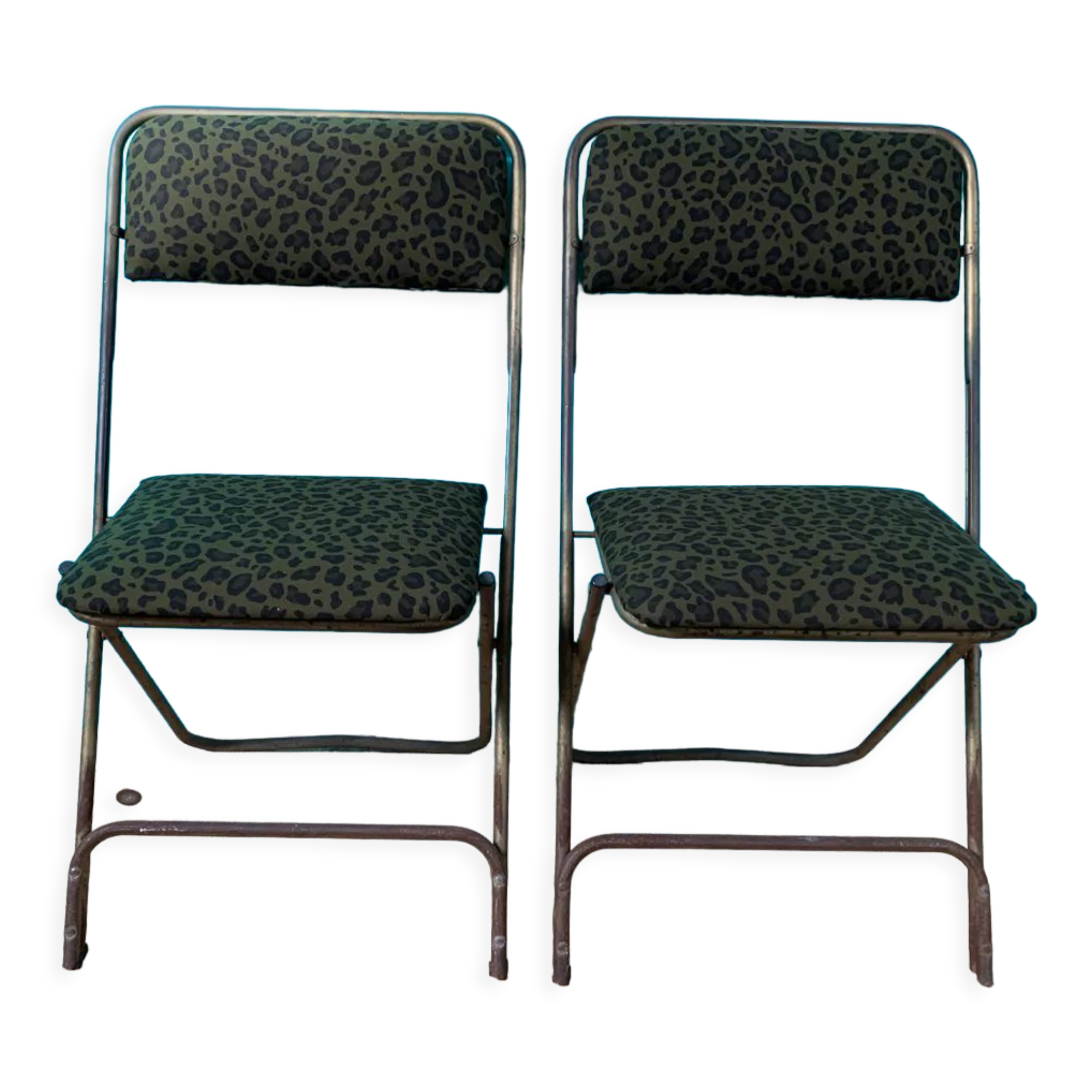 Pair of folding chairs Lafuma Chantazur