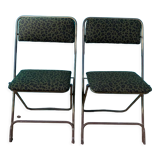 Pair of folding chairs Lafuma Chantazur