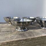 6 stainless steel cups 1970