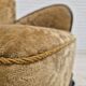 1950s, Danish vintage relax armchair, furniture velour, ash wood.