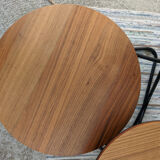 Coffee table 3 walnut trays