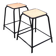 Pair of vintage industrial workshop stools