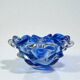 Large blue glass catchall - Murano Venice 1960