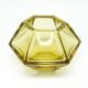 Art Deco vase, citrine crystal, designed by R. Hlousek, Moser, Czechoslovakia, 1930s