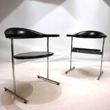 Set of 2 Kaufeld Airport 037 chairs by Geoffrey Harcourt, 1960