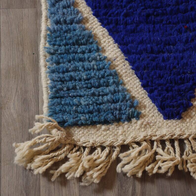 Multicolored Berber wool rug 250cmx150cm