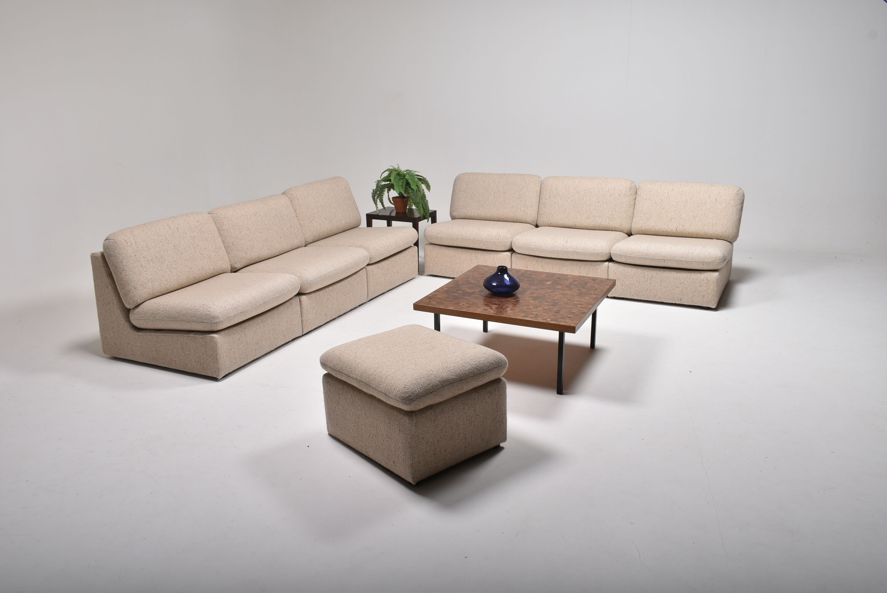 Flexible sofa, vintage, 6 seats