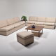 Flexible sofa, vintage, 6 seats