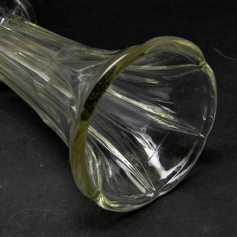 Art Deco vase, glass, Poland, 1950s