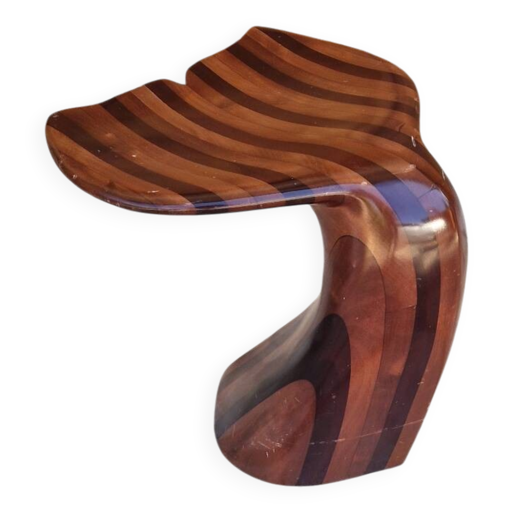 Tabouret queue de baleine style Polyte Solet