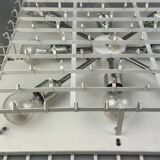 1960s/70s Chandelier Ceiling Lamp by Doria Leuchten Germany, Ice Glass