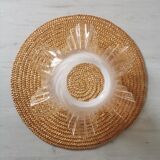 Tulip lamp opalescent glass