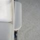 Armchair "Space Age"". Steel and imitation leather. Swivel. France, 70s
