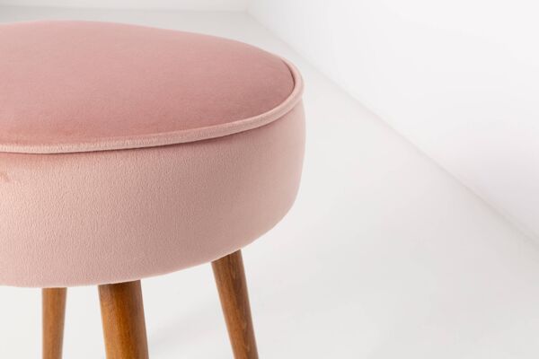Tabouret rose bébé du 20ème siècle, Europe, années 1960