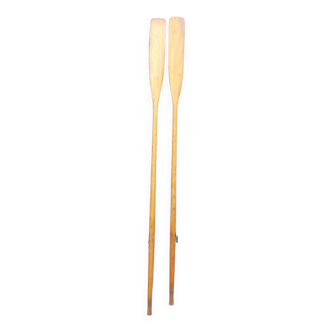 Pair of vintage oars