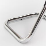 Anonimo set of 6 Italian chrome "S" chairs 1970s