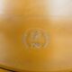 Round mirror Syla 710 amber rim, vintage 70's