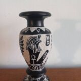 Neo-Egyptian Vase Style – Relief Portraits of Isis and Horus – H 18cm