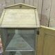 19th century English bedside table in painted fir