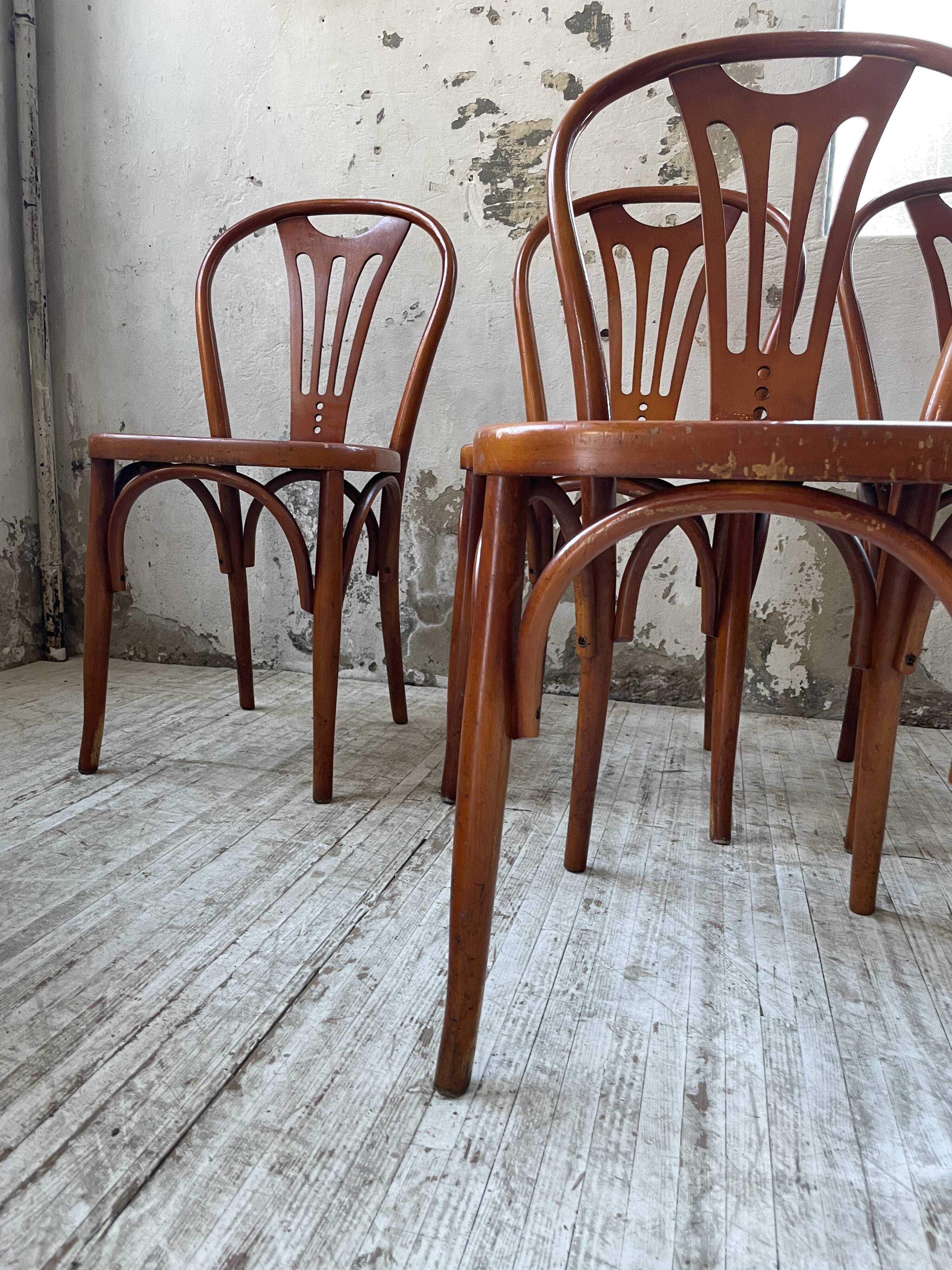 6 bistro chairs