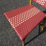 Pair of vintage Parisian bistro chairs