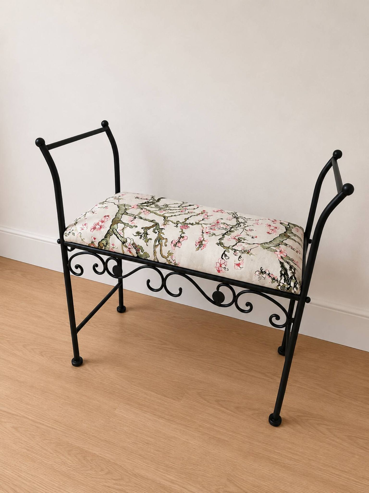 Banquette fer forgé