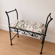 Banquette fer forgé