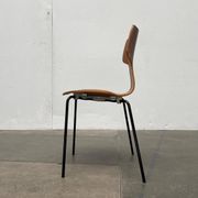 Mid-Century stackable chairs model 3103 Hammer by Arne Jacobsen for Fritz Hansen, Denmark, 1960s, set of 7.