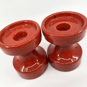 2 Steuler ceramic candle holders • Design Cari Zalloni • Circa 60-70