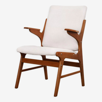 Beech armchair, Scandinavian design, 1960s, designer: Arne Hovmand Olsen, manufacture: A. R. Klingen