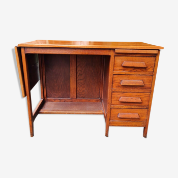 30s solid wood children's desk with 4 drawers and extensions