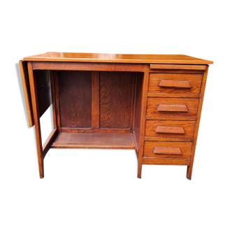 30s solid wood children's desk with 4 drawers and extensions