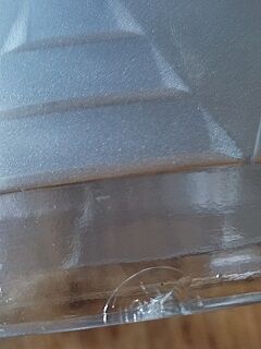 Walker lamp lampshade tulip frosted glass paste art deco