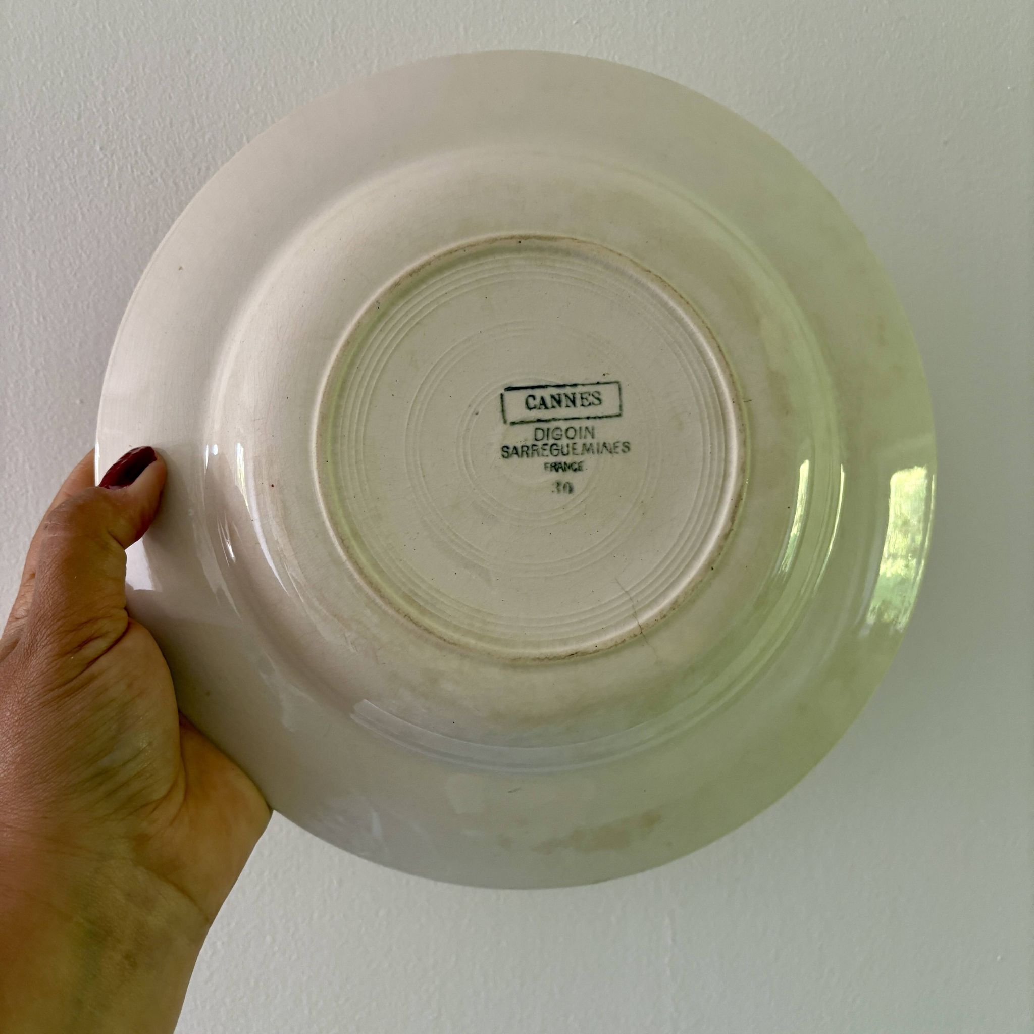 Lot de 8 assiettes creuses vintage dépareillées