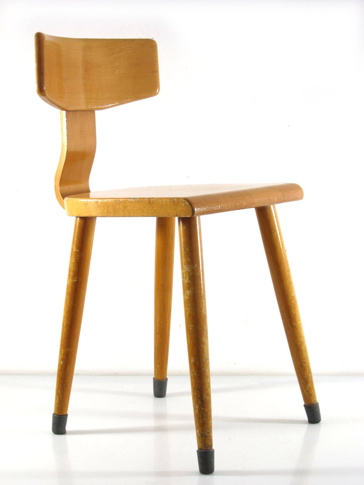 Chaise en contreplaqué, années 1950